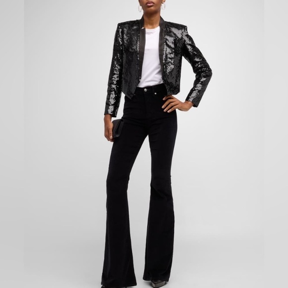Veronica Beard Delony Cropped Jacket in Black - Picture 10 of 10